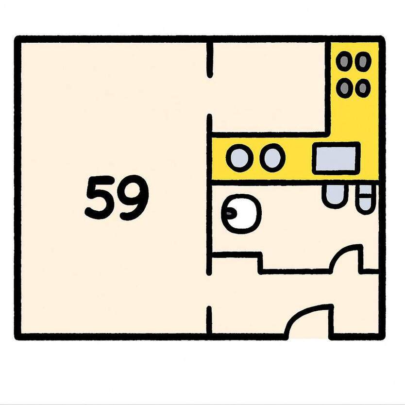 1-Zimmer-Wohnung inkl. Stellplatz und EBK 1 zimmer