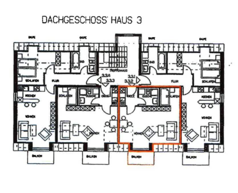 ZU VERMIETEN: 1,5 Zimmer-Wohnung m. Balkon, EBK u. TG-Stellplatz