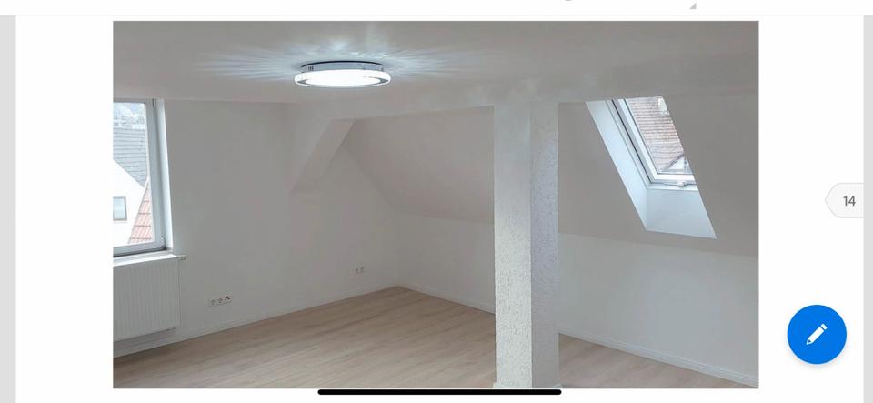 Dachgeschoßwohnung Möckmühl - 1.5 Zimmer, 51 m&sup2;, 550&euro; | Angebot:26268889