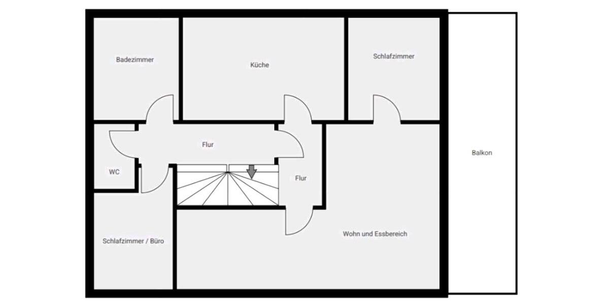 Maisonettenwohnung Hüttlingen - 5.5 Zimmer, 105 m&sup2;, 1.090&euro; | Angebot:26488474