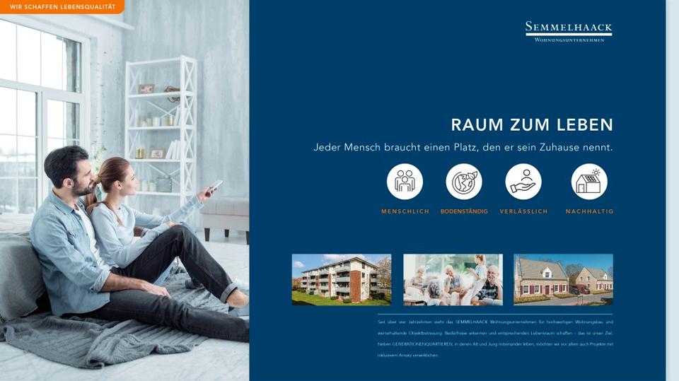Etagenwohnung Quickborn - 3 Zimmer, 74 m&sup2;, 1.184&euro; | Angebot:25349271