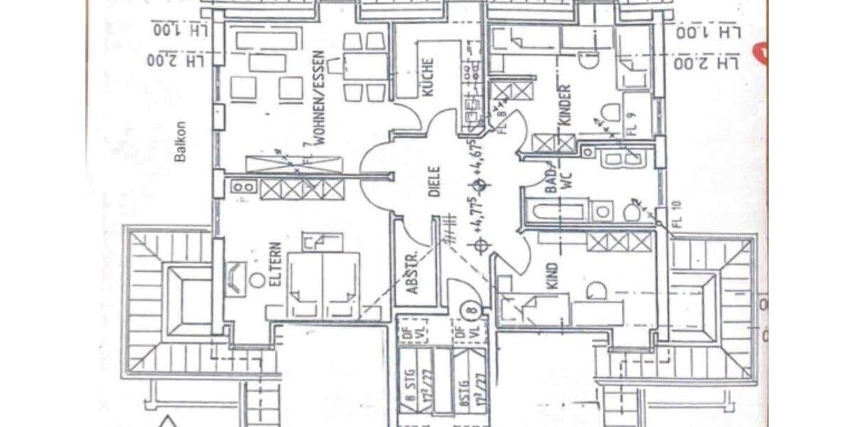 Dachgeschoßwohnung Hollfeld - 4 Zimmer, 98 m&sup2;, 640&euro; | Angebot:26234753