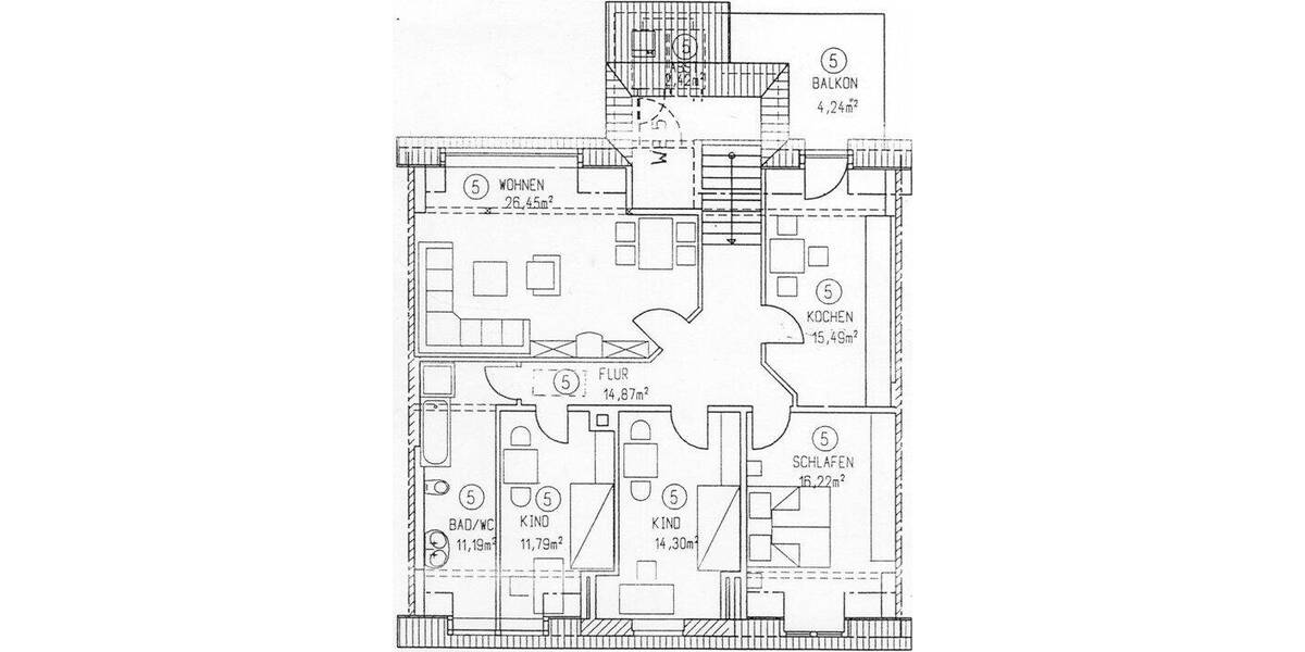 Etagenwohnung Plauen Südvorstadt - 4 Zimmer, 117 m&sup2;, 994&euro; | Angebot:26673647