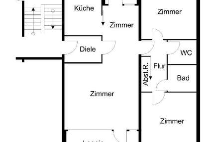 Wohnung Bremerhaven Geestemünde - 3 Zimmer, 85 m&sup2;, 485&euro; | Angebot:26578472