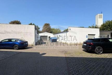 Lagerhalle mit Büro, WC und Innenhof – viel Platz für Lagerung und Gewerbe zimmer