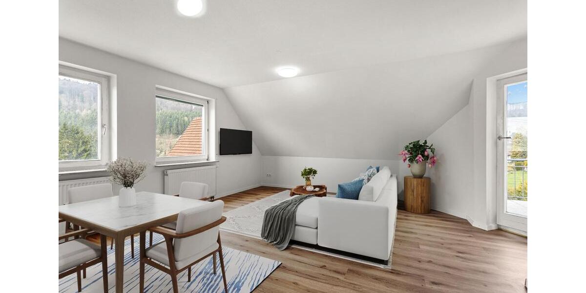 Maisonettenwohnung Albstadt Gemarkung Burgfelden - 4 Zimmer, 102 m&sup2;, 900&euro; | Angebot:26336055