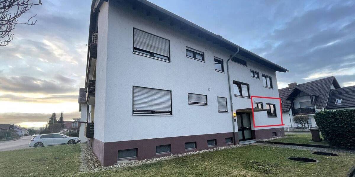 Etagenwohnung Au am Rhein - 2 Zimmer, 65 m&sup2;, 650&euro; | Angebot:26540078
