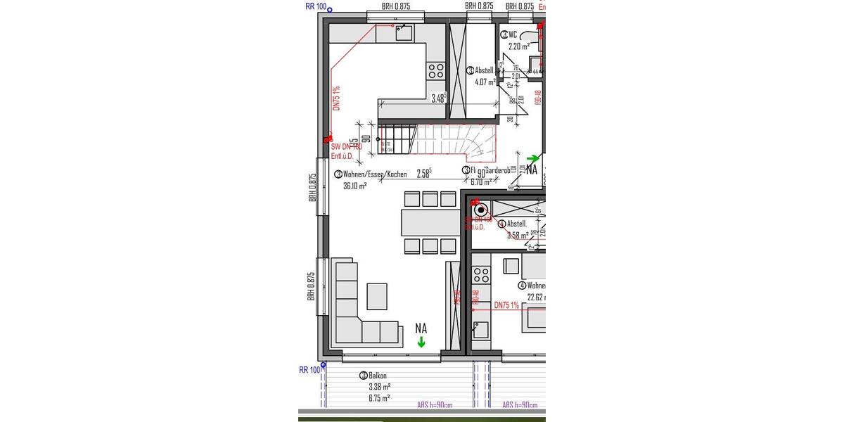 Maisonettenwohnung Norderstedt - 3 Zimmer, 96 m&sup2;, 1.290&euro; | Angebot:26144755