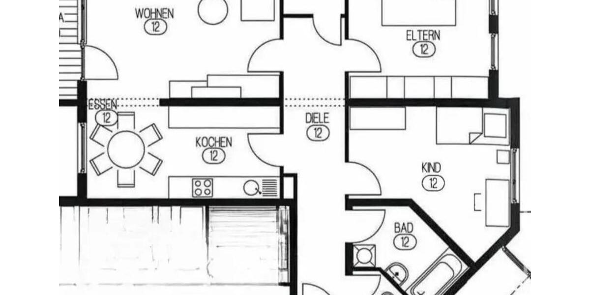 Frisch renovierte 3,5-Zimmer-Wohnung mit Balkon & top-Schnitt 3.5 zimmer