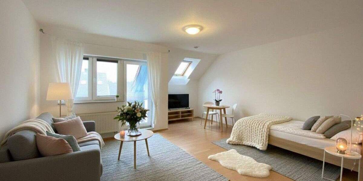 1-Raum-Wohnung mit Balkon, Dusche und Stellplatz in Naumburg 1 zimmer