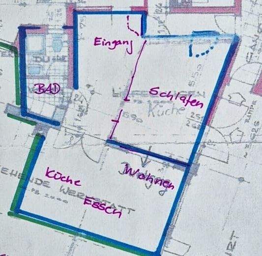 Etagenwohnung Singen - 2 Zimmer, 63 m&sup2;, 820&euro; | Angebot:24517595