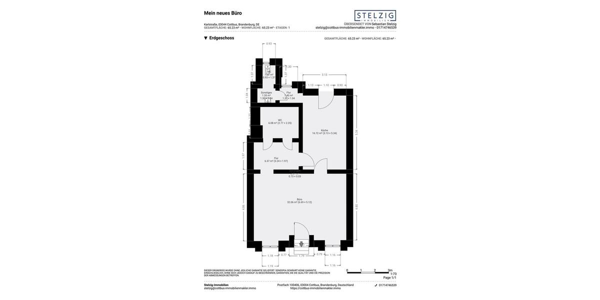 Gewerbeobjekt Cottbus Brunschwig - 423&euro; | Angebot:24967549