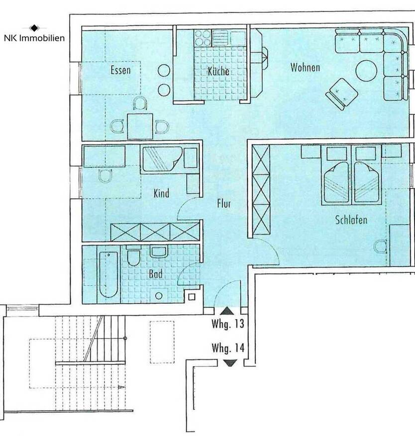 ++ neues Familienzuhause auf dem Lessingplatz - charmante 4-Raum Wohnung mit Einbauküche ++