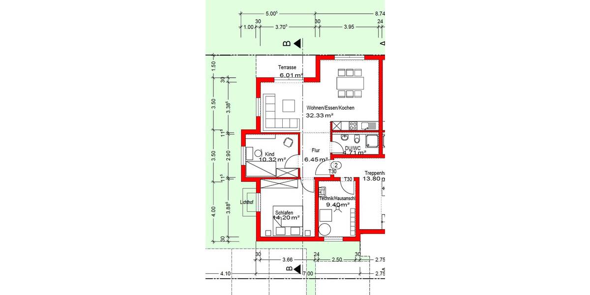 Etagenwohnung Boxberg Kupprichhausen - 3 Zimmer, 70 m&sup2;, 780&euro; | Angebot:26092806