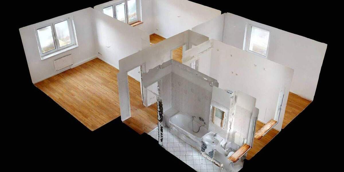 Etagenwohnung Lutherstadt Wittenberg Piesteritz - 3 Zimmer, 58 m&sup2;, 359&euro; | Angebot:26154812