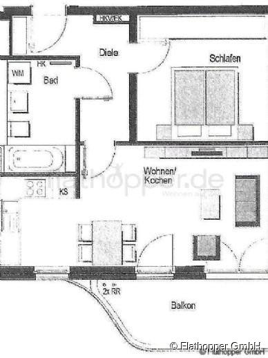 Wohnen auf Zeit München Schwabing-Freimann - 2 Zimmer, 53 m&sup2;, 1.850&euro; | Angebot:25656710