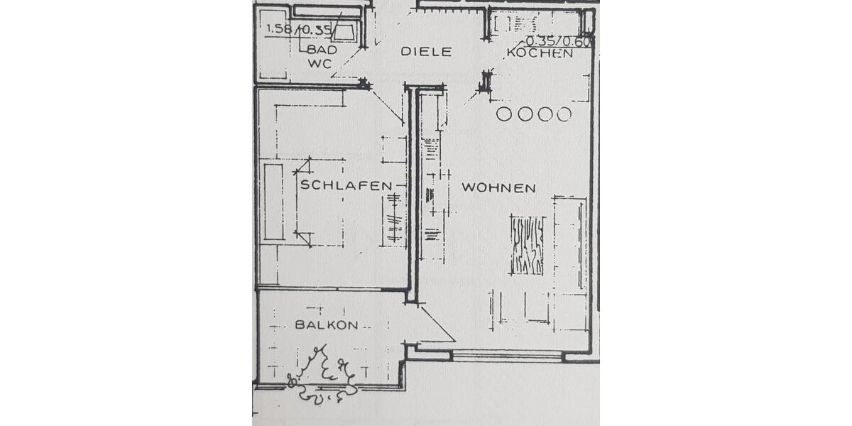 Erdgeschoßwohnung Unterkirnach - 2 Zimmer, 57 m&sup2;, 550&euro; | Angebot:25081537