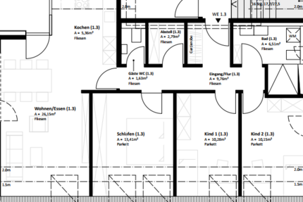 Wohnung zum Mieten in Neckarsulm 1.165,85 € 85.41 m² 4.5 zimmer