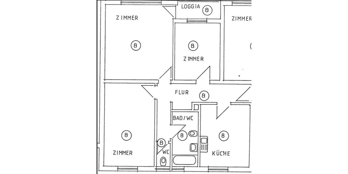 Etagenwohnung Rheinfelden (Baden) - 3 Zimmer, 81 m&sup2;, 1.019&euro; | Angebot:26611005