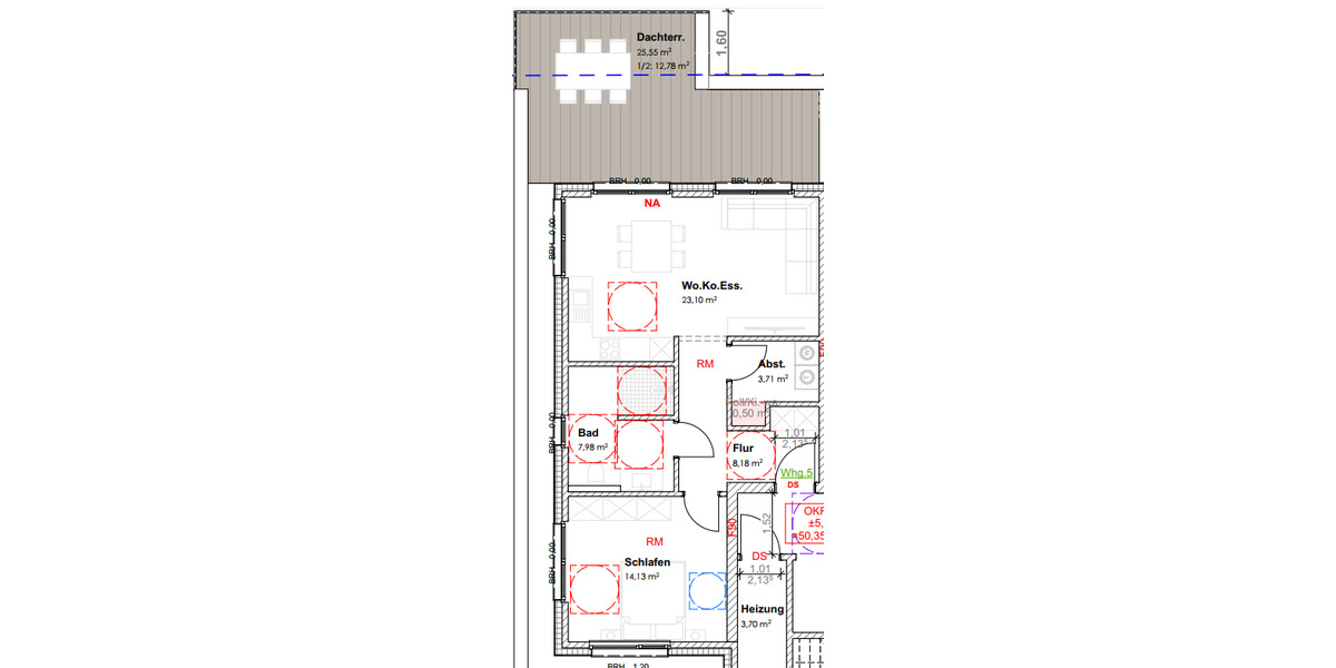 Dachgeschoßwohnung Emsdetten - 2 Zimmer, 69 m&sup2;, 840&euro; | Angebot:26661784