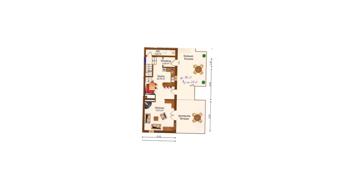 Doppelhaushälfte Steingaden - 5 Zimmer, 178 m&sup2;, 1.780&euro; | Angebot:23794908