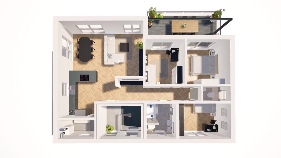 Wohnen auf Zeit Großostheim - 4 Zimmer, 100 m&sup2;, 3.700&euro; | Angebot:24621435