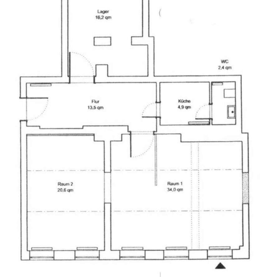 Erweiterung möglich! Ladeneinheit mit 92m² im Waldstraßenviertel! 3 zimmer