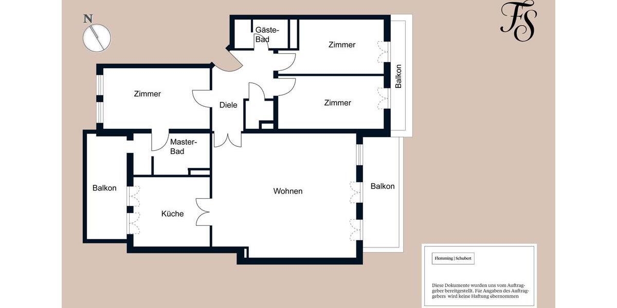 Etagenwohnung Berlin Mitte - 4 Zimmer, 133 m&sup2;, 1.900&euro; | Angebot:26586441