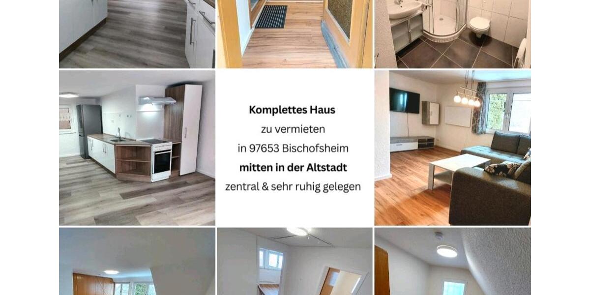 Einfamilienhaus Bischofsheim in der Rhön - 3 Zimmer, 71 m&sup2;, 920&euro; | Angebot:25866302