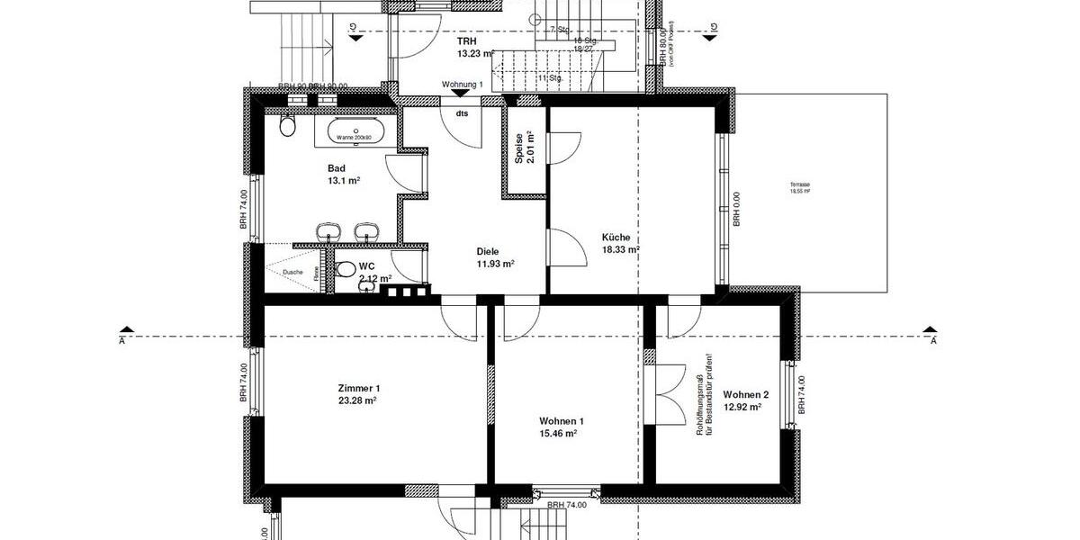 Erdgeschoßwohnung Falkensee - 4 Zimmer, 123 m&sup2;, 2.275&euro; | Angebot:23983167