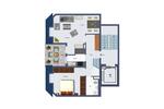 Maisonettenwohnung Ansbach - 3 Zimmer, 90 m&sup2;, 800&euro; | Angebot:22129048