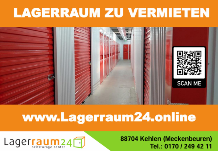 Lagerraum24 FriedrichshafenKehlen Lagerraum, Abstellraum, Storebox, Selfstorage