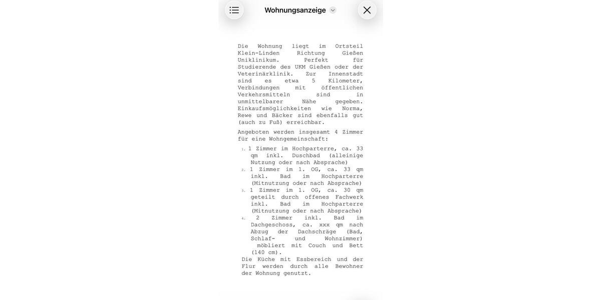 Einfamilienhaus Gießen Allendorf - 4 Zimmer, 150 m&sup2;, 1.490&euro; | Angebot:24785718