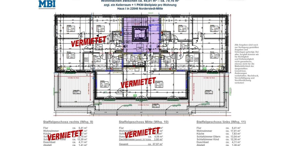 Einfamilienhaus Norderstedt - 3 Zimmer, 68 m&sup2;, 1.550&euro; | Angebot:24784016
