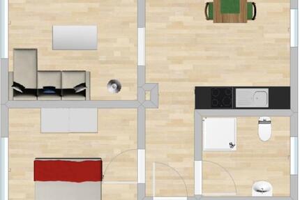 Wohnung Eppelborn - 2 Zimmer, 55 m&sup2;, 450&euro; | Angebot:25238504