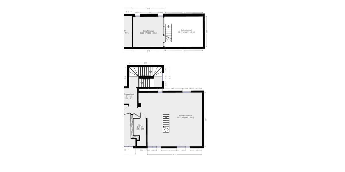 Etagenwohnung Erfurt - 1 Zimmer, 54 m&sup2;, 760&euro; | Angebot:26348073