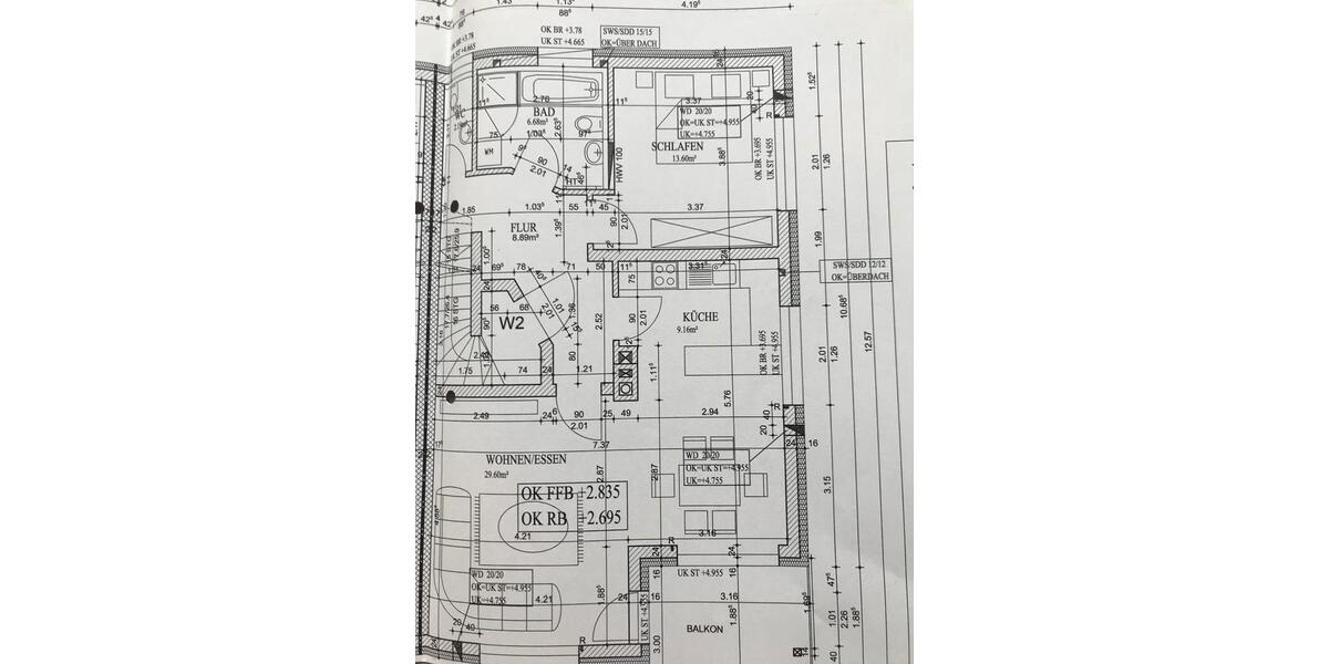 Etagenwohnung Neuburg an der Donau - 2 Zimmer, 72 m&sup2;, 780&euro; | Angebot:25809626