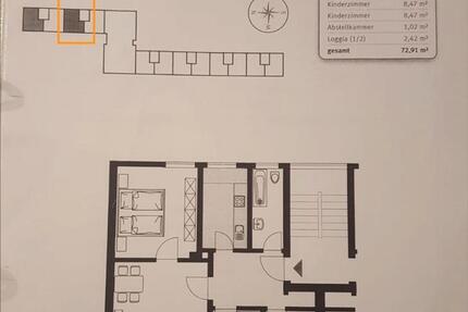 Wohnung München Schwabing-Freimann - 4 Zimmer, 73 m&sup2;, 2.550&euro; | Angebot:26625211
