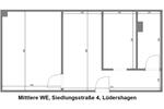 Etagenwohnung Löbnitz - 2 Zimmer, 41 m&sup2;, 285&euro; | Angebot:23874367