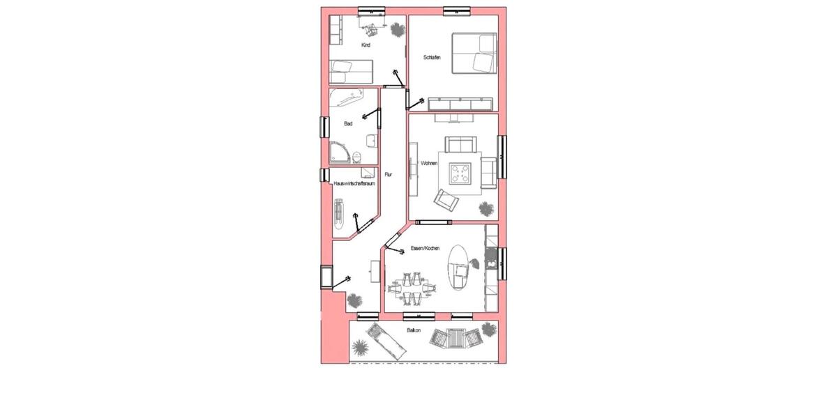 Etagenwohnung Brunnen - 4 Zimmer, 103 m&sup2;, 1.150&euro; | Angebot:26021045