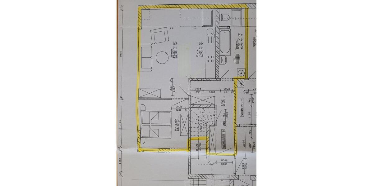 Etagenwohnung Crimmitschau - 2 Zimmer, 55 m&sup2;, 275&euro; | Angebot:26381427