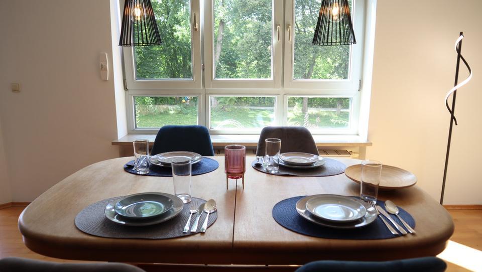 Ruhig & möbliert direkt am Lech 3 ZKB Wohnung mit Balkon