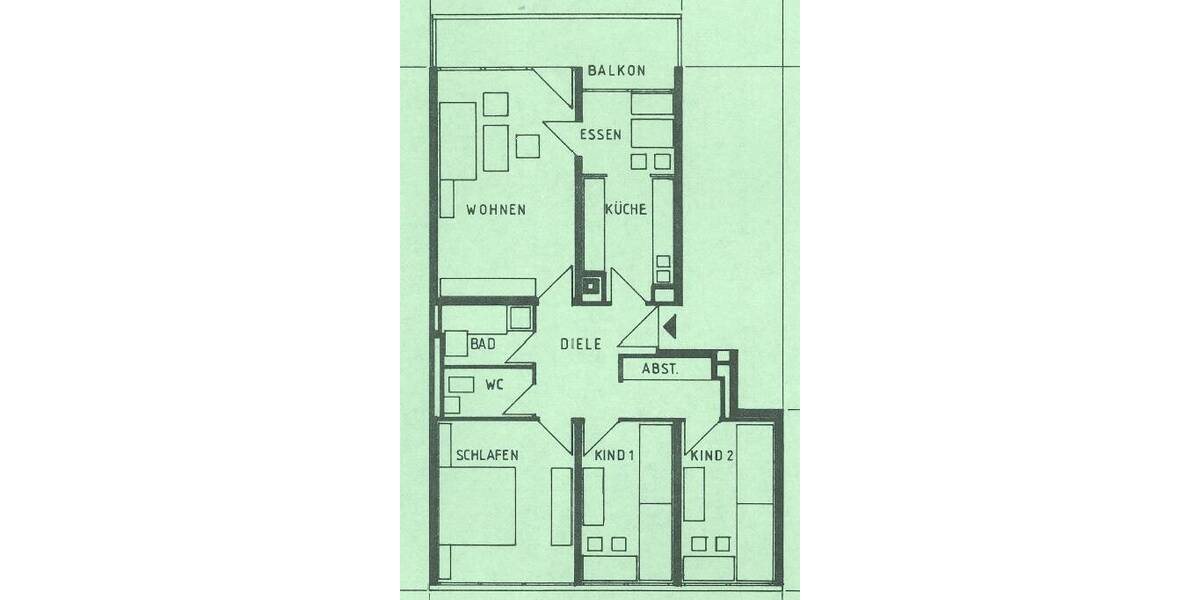 Etagenwohnung München Bogenhausen - 4 Zimmer, 89 m&sup2;, 1.950&euro; | Angebot:26154518
