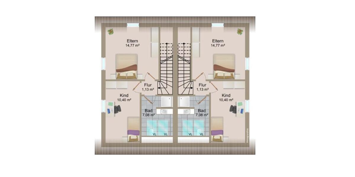 Doppelhaushälfte Oldenburg Kreyenbrück - 3 Zimmer, 78 m&sup2;, 1.250&euro; | Angebot:22439409