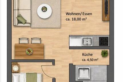 Wohnung Detmold Hiddesen - 1 Zimmer, 37 m&sup2;, 407&euro; | Angebot:26267462