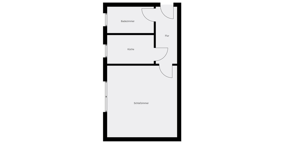 Etagenwohnung Hecklingen - 1 Zimmer, 33 m&sup2;, 359&euro; | Angebot:19137092