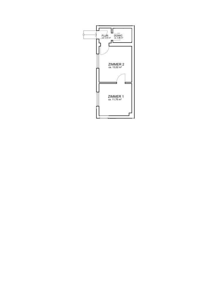 Erstbezug nach Kernsanierung – moderne 1-Zimmer-Wohnung mit Garte zimmer