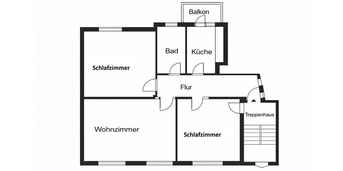 Etagenwohnung Wittenberge - 3 Zimmer, 75 m&sup2;, 638&euro; | Angebot:25170957