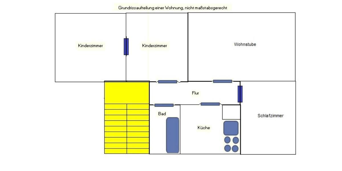 Etagenwohnung Probstzella - 4 Zimmer, 80 m&sup2;, 450&euro; | Angebot:25751006