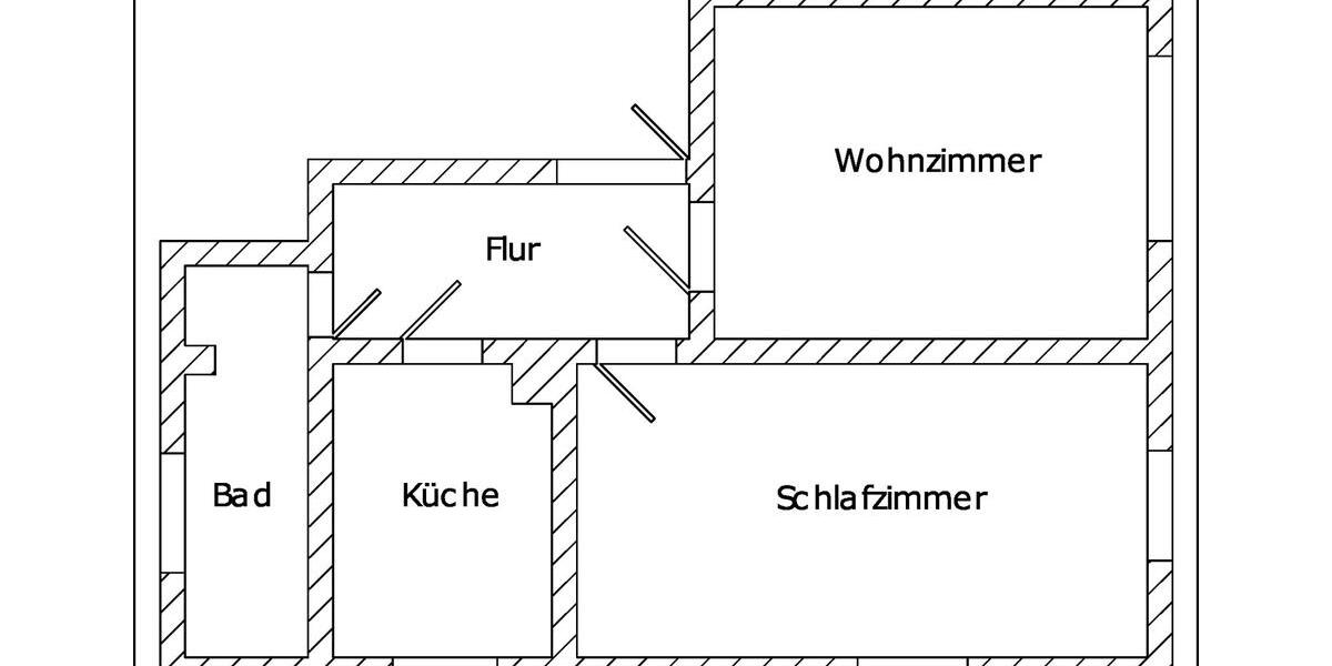 Etagenwohnung Brand-Erbisdorf Erbisdorf - 2 Zimmer, 53 m&sup2;, 339&euro; | Angebot:25942752